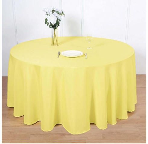 Yellow Round 120