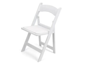 White Resin Chair