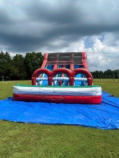 15 Foot Double Lane Wet Dry Slide