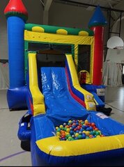 bounce house/ slide combo
