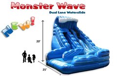 Monster Double Lane Waterslide