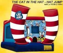 Cat in the Hat Jump With Basketball Hoop