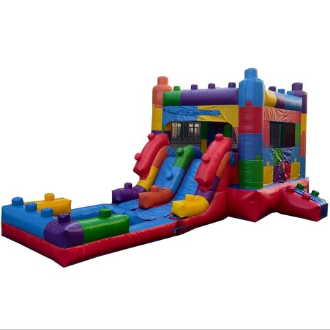 Bounce House with Water Slide