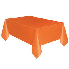 Orange Plastic Table Clothes