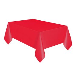 Red Plastic Table Clothes
