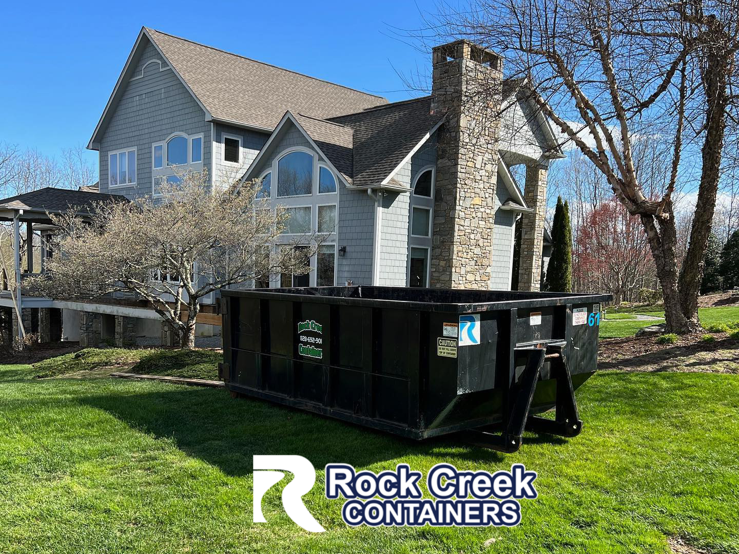 Roll-off dumpster from Rock Creek Containers Roll-off dumpster from Rock Creek Containers