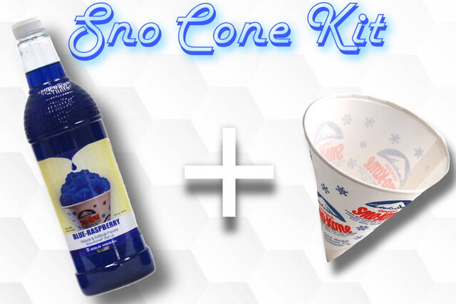 Sno Cone Kit - Blue Raspberry