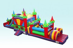 60 Ft Dual Lane Obstacle Course