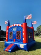 2 in 1 Liberty Bounce House