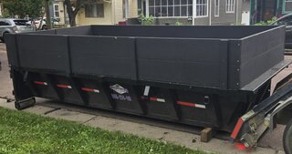 6 Yard Rock and Dirt Dumpster