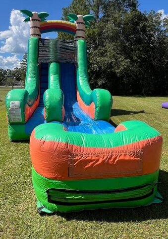 18ft Tropical Wet or Dry Slide