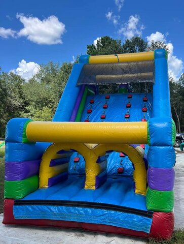 16ft Ultimate Double Lane Rock Climb Slide