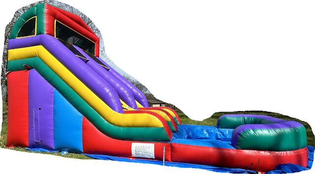 17 Foot Single Lane Water Slide