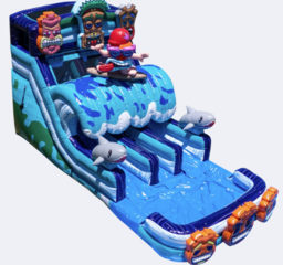 16 Foot Tiki Tovi Dual Lane Slide (Wet or Dry)