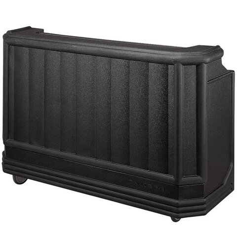 Black Portable Serving Bar 