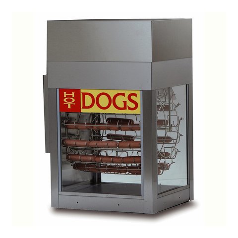 Hot Dog Rotisserie & Bun Warmer