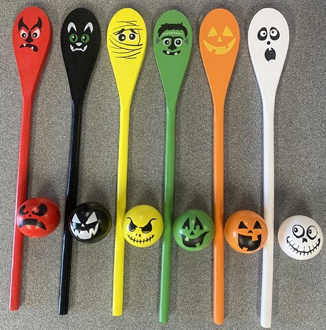 Halloween Egg & Spoon Game