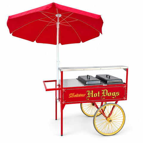 FE-Vintage Dual-Burner Propane Hot Dog Cart