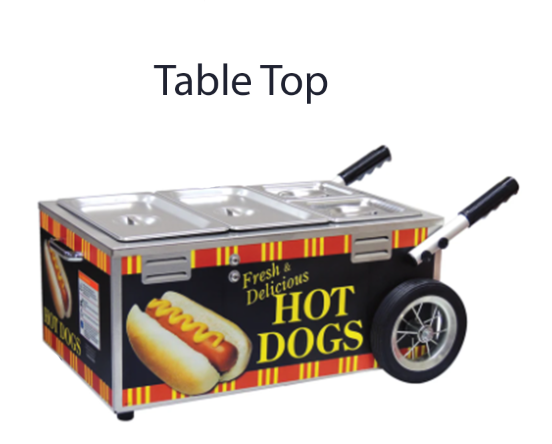 Hot Dog Steamer Cart