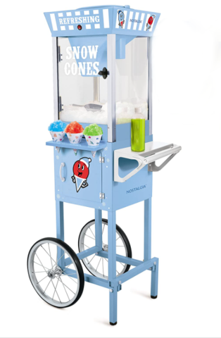 FE-Sno-Cone-Maker on Cart