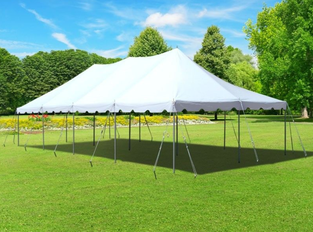 20' x 40' Premium White Canopy