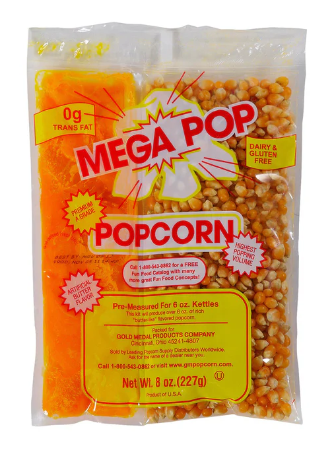 PR-Popcorn & Oil Kits (All in one) (8OZ)