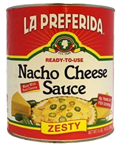 PR-La Preferida Canned Cheese Sauce 6.6lbs