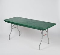 8' Banquet Kwik-Cover Hunter Green