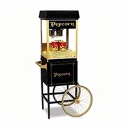 FE-Black Popcorn Maker on Antique Cart (6oz.)