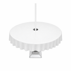 Umbrella Linen White-90" Round (5' and 6' Round Tables)