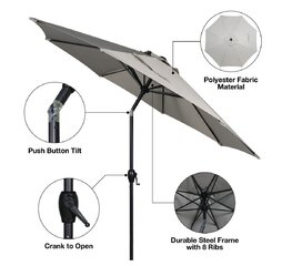 9' Patio Umbrella with weighted Base