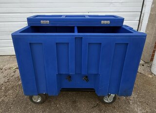 Artic Cooler 288qt with wheels (2 compartment)