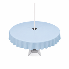 Umbrella Linen Light Blue-90" Round (5' and 6' Round Tables)