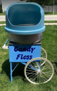 Blue Cotton Candy Cart