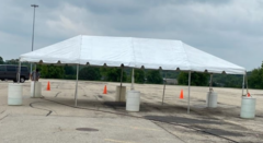 16' X Expandable Frame Tent