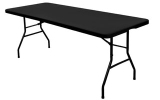 Black Stretch Table Cover 8' 