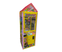 Yellow Arcade-Candy Claw Machine with Led Lights