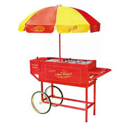 Vintage Carnival Hot Dog Cart