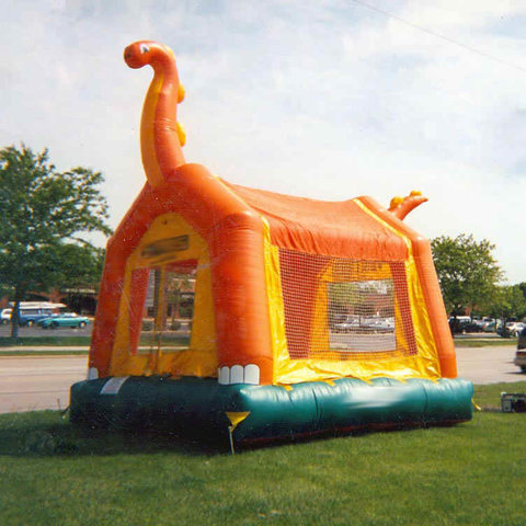 15' x 15' Orange-Jumpasaurus