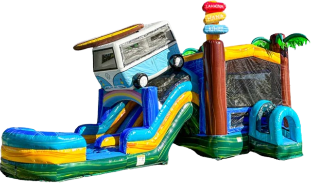 Beach Camper Dual Lane Combo waterslide