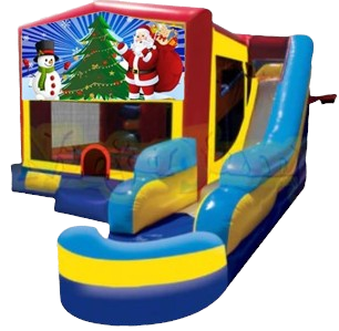 Christmas Huge C7 Combo Obstacle Course with Slide 