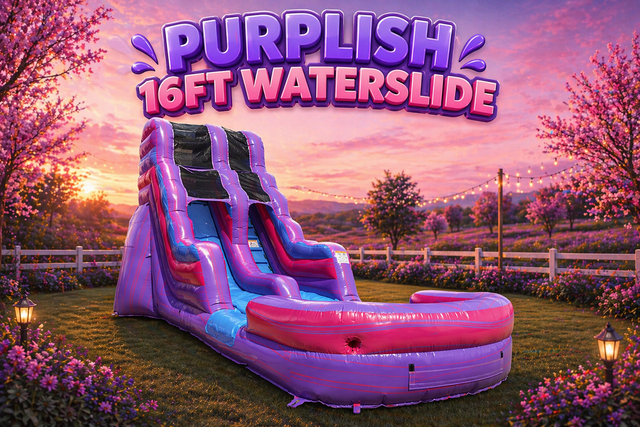 Purplish 16ft Waterslide (NEW)