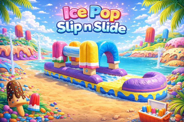 Ice Pop 30ft Long Slip N Slide