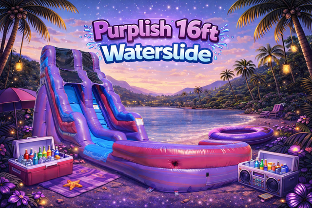 Purplish 16ft Waterslide (NEW)