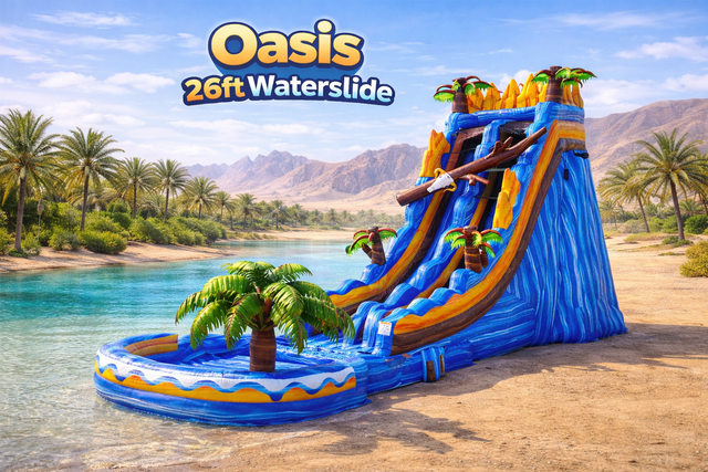 Oasis 26 Foot Tall Waterslide - 45 Feet Long