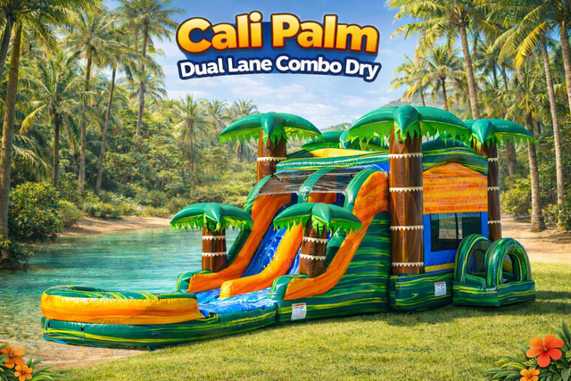 Cali Palm Dual Lane Dry Combo Large Slide