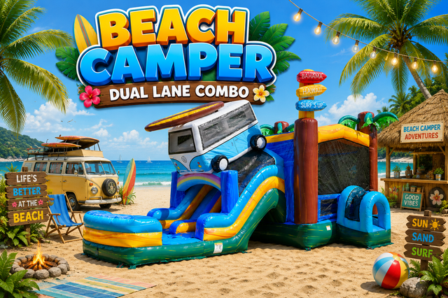 Beach Camper Dual Lane Dry Combo Slide