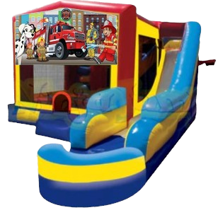 FireFighter Huge C7 Combo obstacle Course with Slide Dry