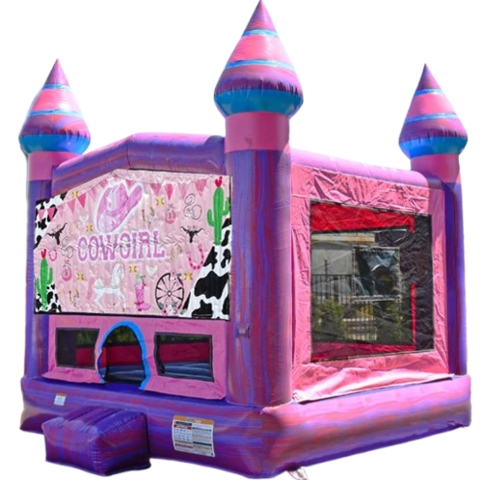 Cow Girl Purplish 13x13 FunHouse