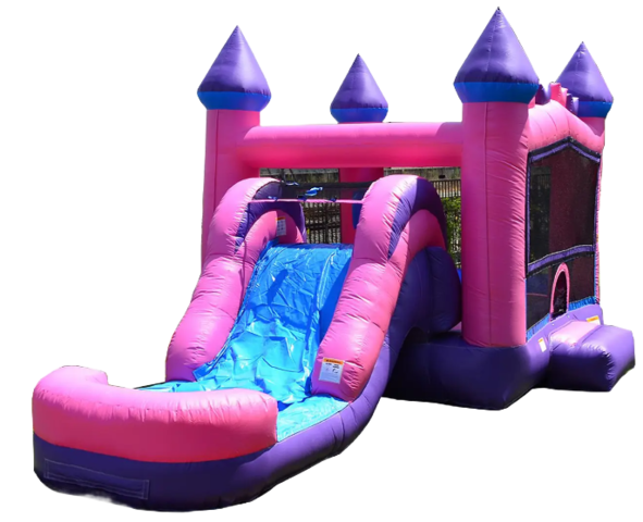 Pink Combo 4 in 1 Waterslide